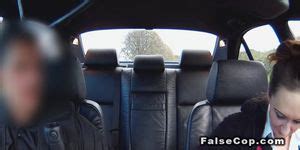 Tattooed Babe Fucks In Police Car In Public Porn Videos