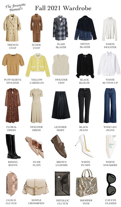 Fall Capsule Wardrobe The Brunette Nomad