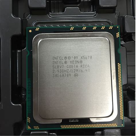 Intel Xeon X5670 CPU 2.93GHz 12M 6 Core 12 Threads LGA1366 Processor ...
