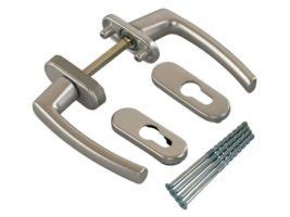 Гарнитур для балконной двери Rotoline серебро — Gutegrad