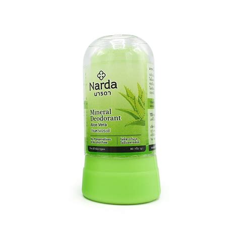 Тайский кристаллический дезодорант Narda Алоэ Вера