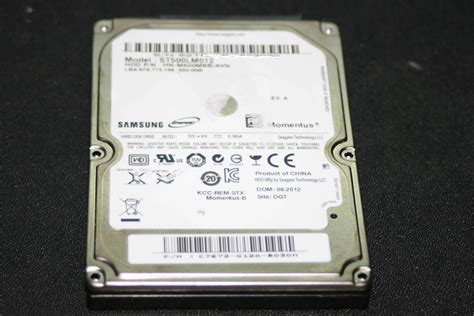 Samsung ST500LM012 500GB hard drive dropped - Xytron Data Recovery