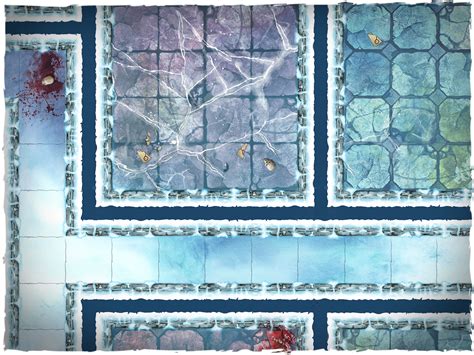 Game Mat Heroquest Frozen Horror Alternate Deepcut Studio