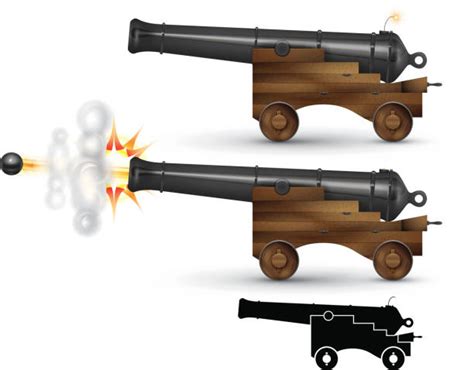 Cannon Clip Art Vector Images And Illustrations Istock