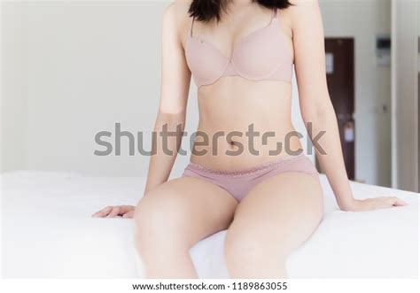 Sexy Beautiful Girl Pink Lingerie On Stock Photo Shutterstock