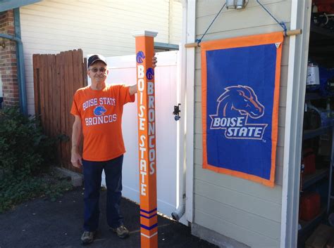 Finished Boise State Pole Proud Fan | Boise state, Boise, Sports jersey