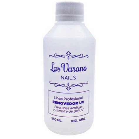 Removedor Uv Las Varano X250 Ml Santa Fe Manicuras Venta De Insumos