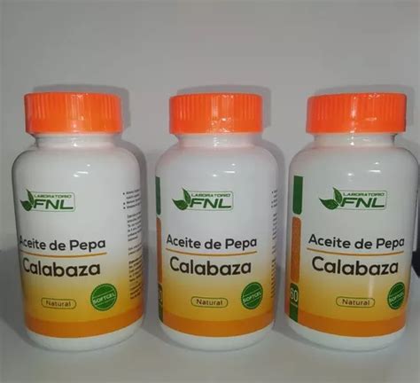 Aceite De Pepa De Calabaza 3 X 60 C Próstata Vista 180 C Cuotas