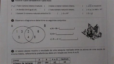 Observe O Diagrama E Determine Os Seguintes Conjuntos Br