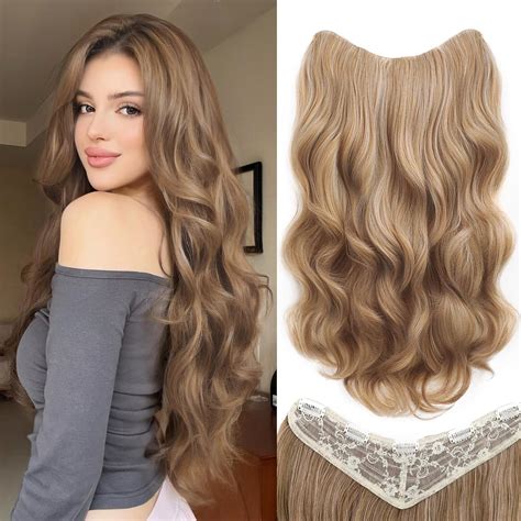 Amazon.com : XIXISNOW Clip In Hair Extensions One Piece 24 Inch Long