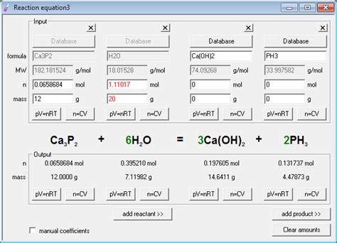 Chemical Equation Balancing Stoichiometry Calculator - Tessshebaylo