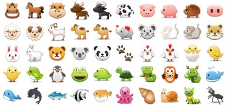 😋 Emoji Blog • How Cute Are These Animal Emojis On Samsung