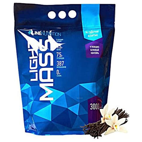 RLine Light Mass (3000г) - Высокоуглеводный гейнер / Россия