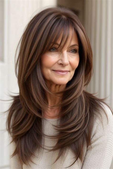 25 best long hairstyles for women over 50 – Artofit