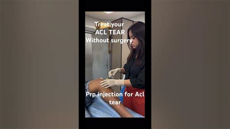 Treat Your Acl Tear Without Surgery Partial Acl Tear Can Be Treated