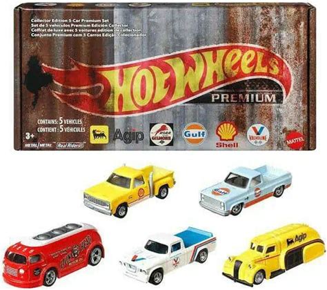 Hot Wheels Pop Culture Vintage Oil Set Completo Conjunto Premium Edi O Limitada Universo
