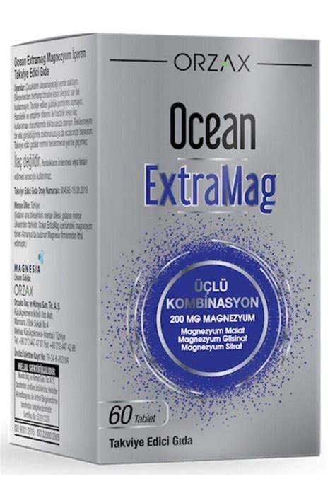 Ocean Orzax Extramag 60 Tablet Üçlü Kombinasyon Fiyatı, Yorumları ...