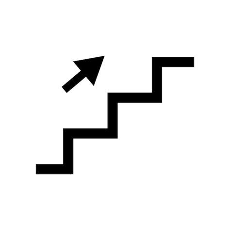 Premium Vector Stairs Icon Vector