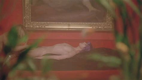 Naked Martine Flety In Blue Rita