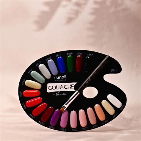 Крем-лак Gouache – цветное покрытие, которое сочетает в себе лучшие ...