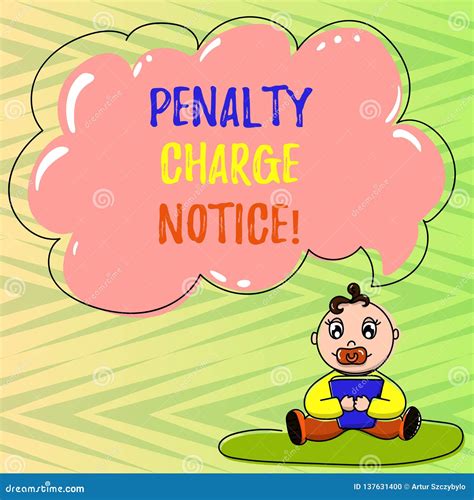 Conceptual Hand Writing Showing Penalty Charge Notice Business Photo