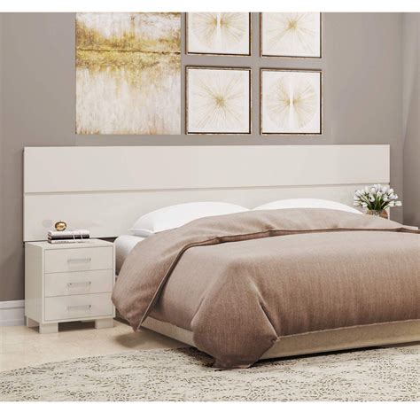 Cabeceira De Cama Mdf - Cabeceira de Barra para Cama de Casal em MDF 270cm Dalla Costa Off ...