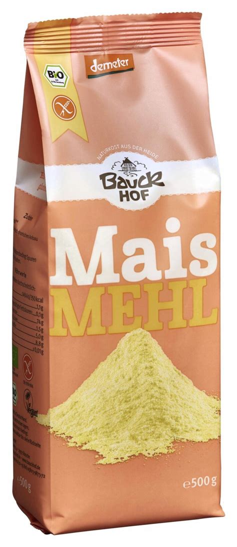 Bauckhof Maismehl Glutenfrei Demeter 6 X 500g Online Kaufen