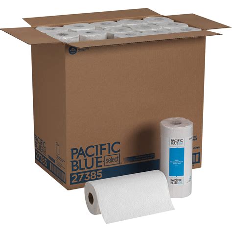 Pacific Blue Paper Towels 880 X 11 2 Ply White 85 Sheetsroll