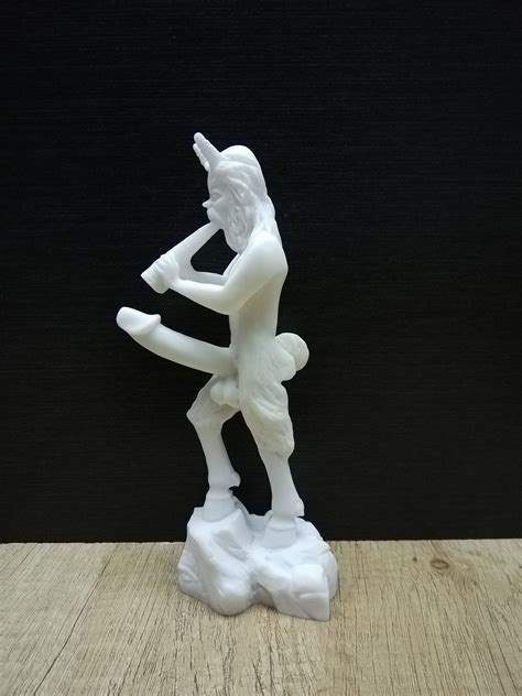 Satyr Pan Faun Nude Male Greek Mythology Handmade Alabaster Etsy Australia