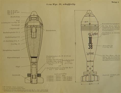 H Dv 481 134 Merkblatt für Munition des 8 cm Granatwerfers 36 t