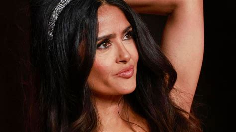 Salma Hayeks Winter Outfit Includes Yellow Side Tie Bikini