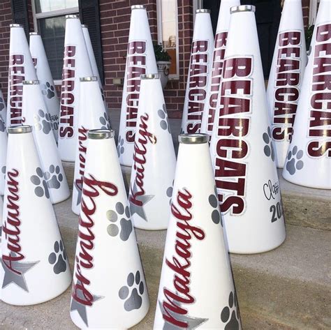 Cheerleading Megaphone Etsy Cheerleading Megaphones Cheer