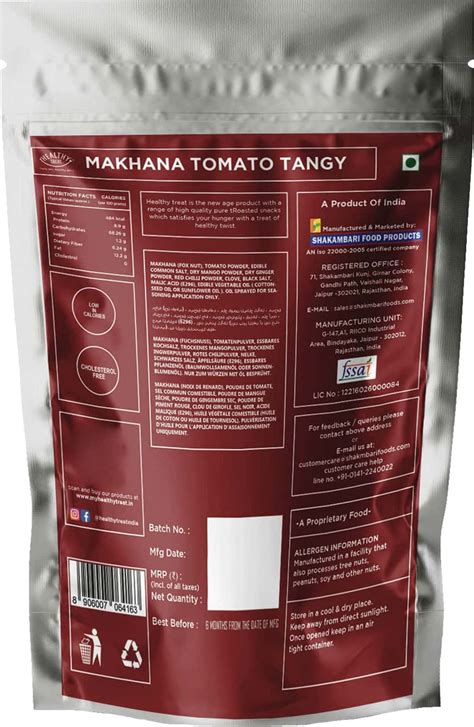 Buy Healthy Treat Roasted Makhana Pudina Peri Peri And Tomato Tangy