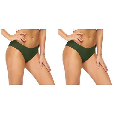 Pack Women S Black Low Waisted Bikini Bottoms Retro Basic Full Coverage Swimsuit Mid Waist