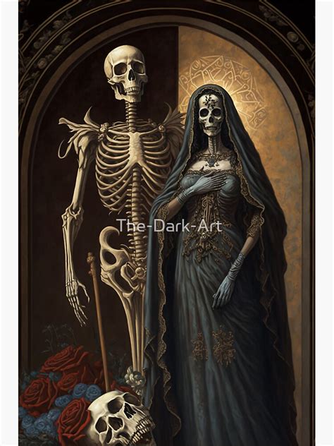 Mother of life Nuestra Señora de la Santa Muerte Sticker for