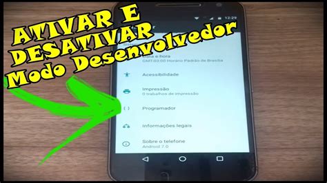 Como Desativar O Modo Desenvolvedor Motorola - VEJA COMO ATIVAR E DESATIVAR O MODO DESENVOLVEDOR (PROGRAMADOR) NO ...