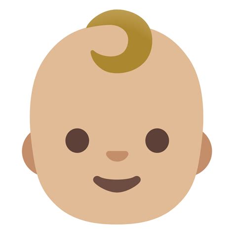 Baby Medium Light Skin Tone Emoji