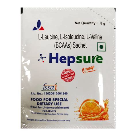 Hepsure Orange Flavour Sugar Free Sachet Gm Buy Medicines Online At