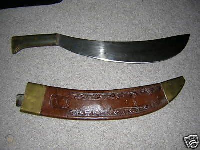 Antique Collins&Co. Curved Blade Machete & Sheath | #45144571