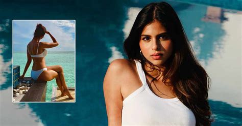 Suhana Khan In A S Xy White Bikini Sizzles Stuns Making Everyone Skip