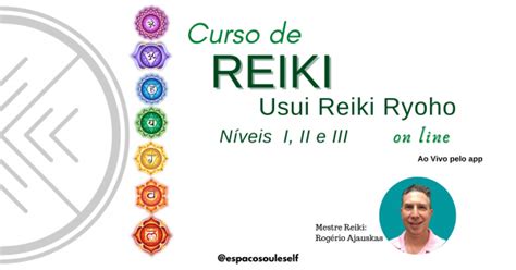 Curso de Reiki Usui Reiki Ryoho níveis I II e III online Sympla