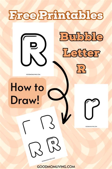 Free Printable Bubble Letter R Templates