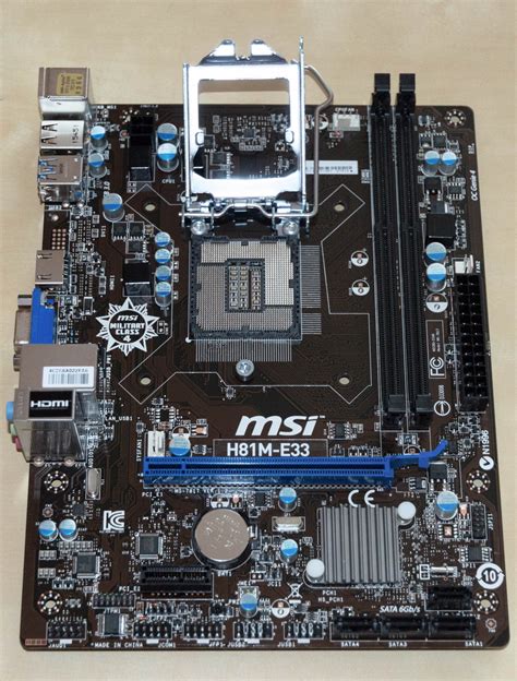 Обзор от покупателя на Материнская плата MSI H81M-E33 (LGA1150 ...