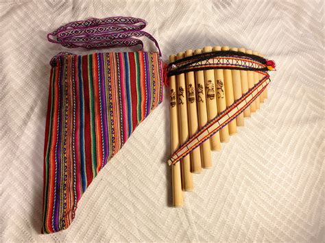 Amazing Handmade Peruvian Curve Chill Pan Flute 13 Pipes Etsy Canada