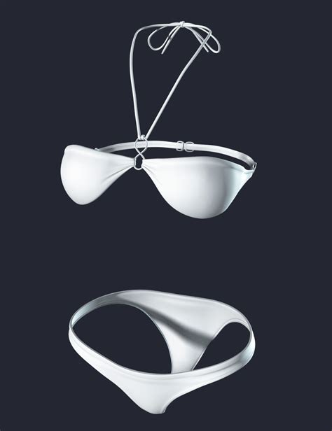 Halter Neck Bikini For Genesis Female S Daz D