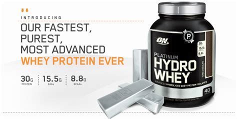 Protein Optimum Nutrition Platinum Hydro Whey Besto Blog