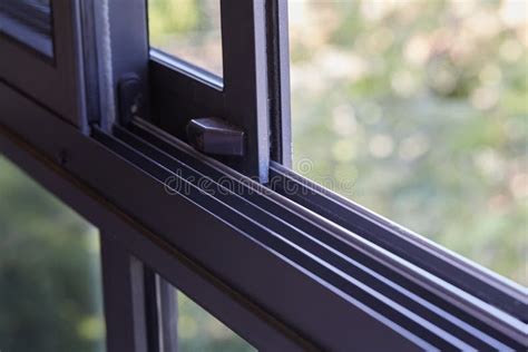 Black Frame Aluminium Windows of Building Stock Image - Image of frame, casements: 220263643