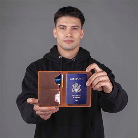 leather passport holder personalized passport holder passport wallet