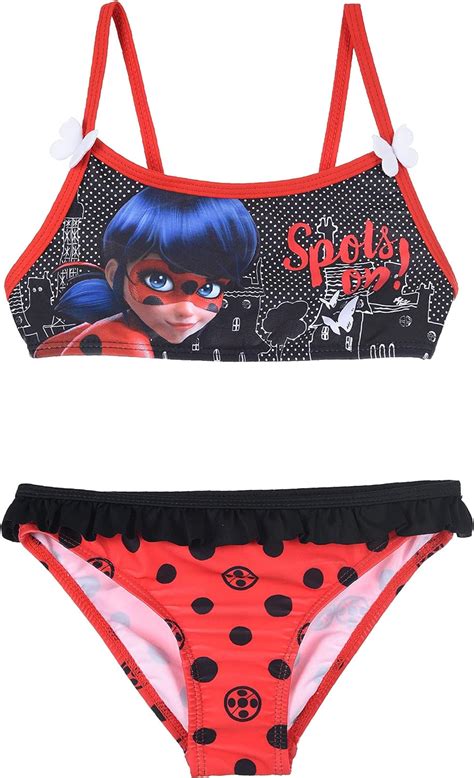 Miraculous Miraculous Ladybug Mädchen Badeanzug Bikini Bikinis Amazon de Bekleidung