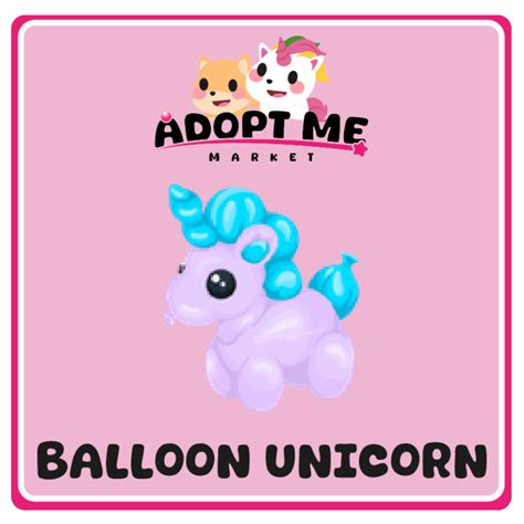 Balloon Unicorn Adopt Me Market